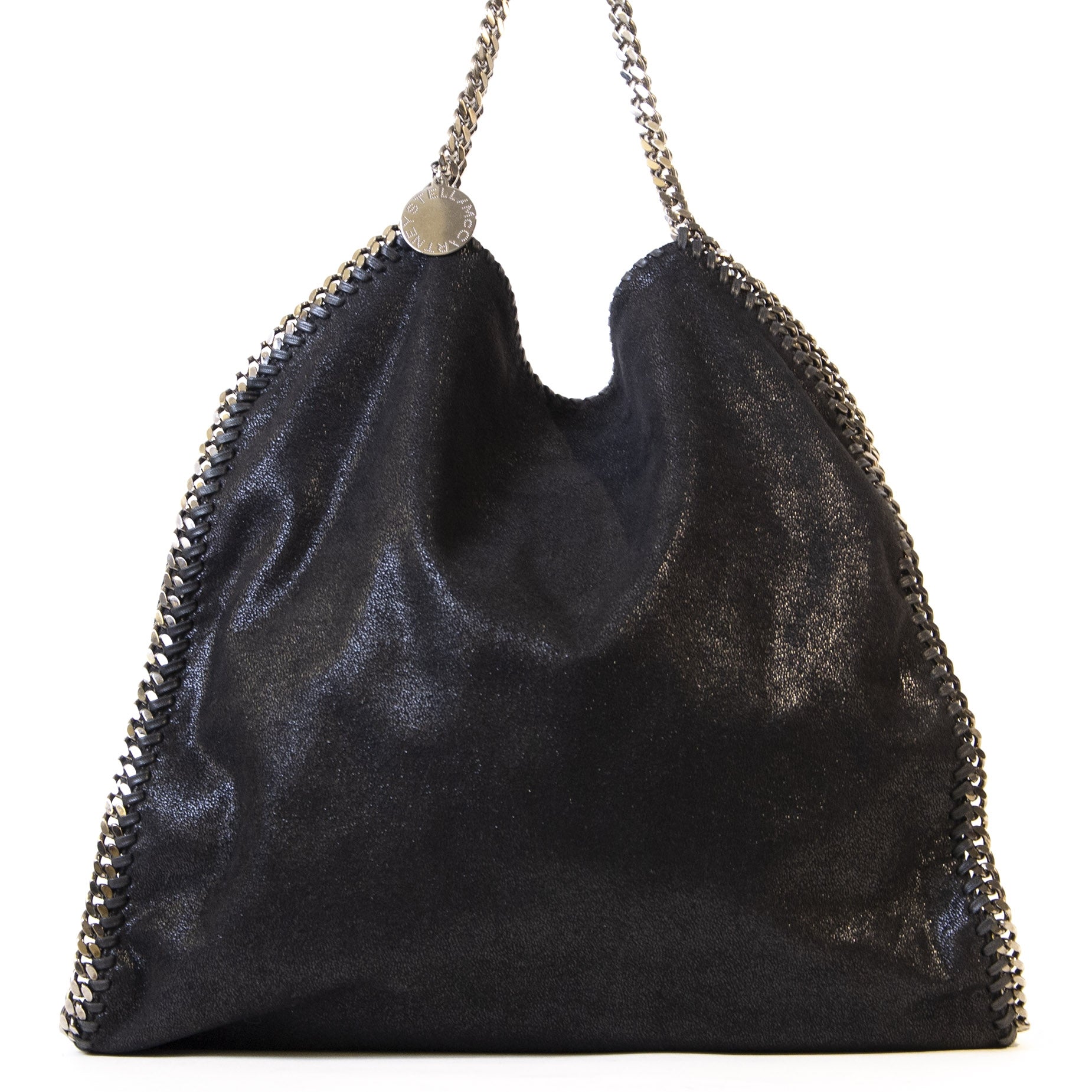 Authentieke Tweedehands Stella McCartney Falabella Large Tote Bag juiste prijs veilig online shoppen luxe merken webshop winkelen Antwerpen België mode fashion