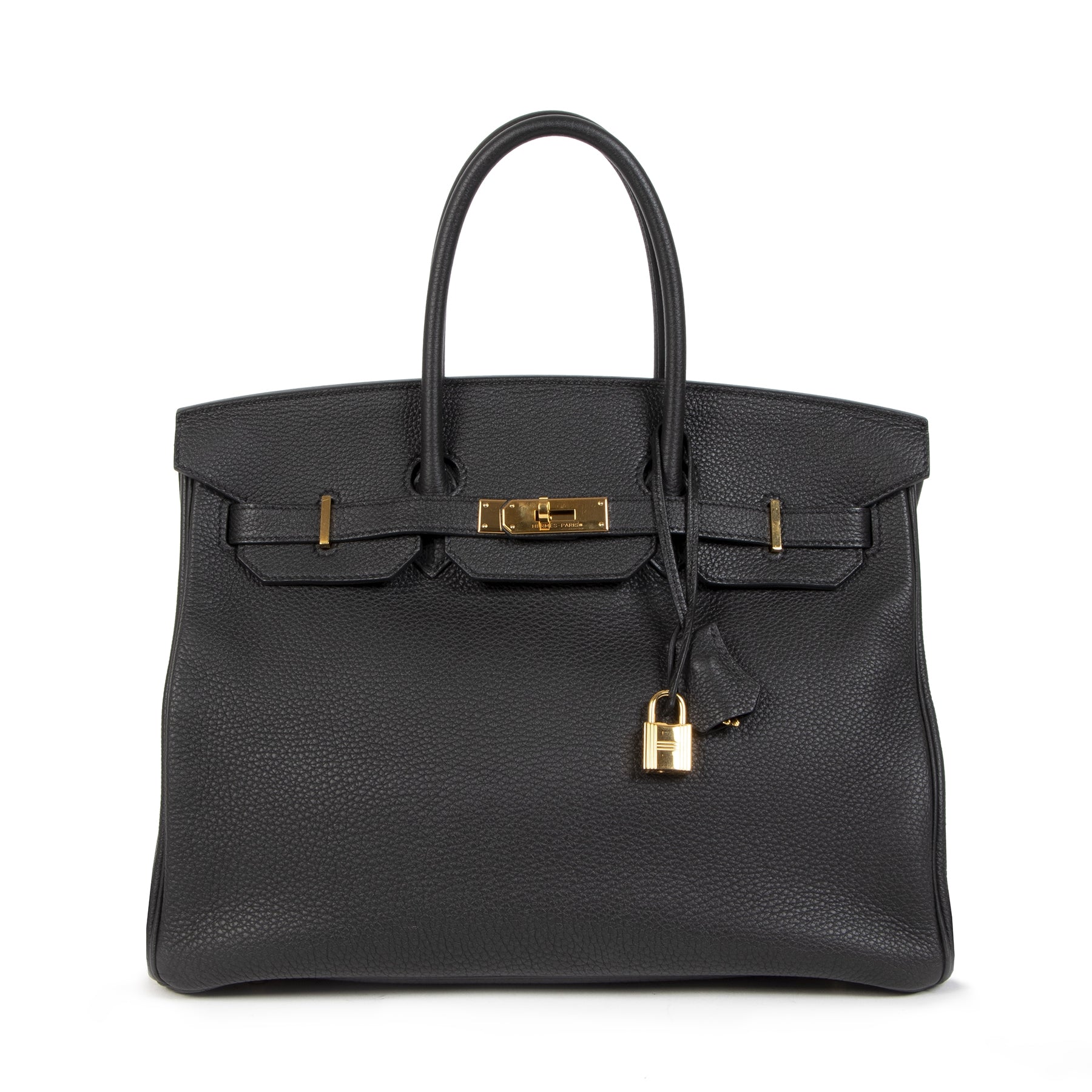 acheter en ligne seconde main As New Hermes Birkin 35 Black Togo GHW