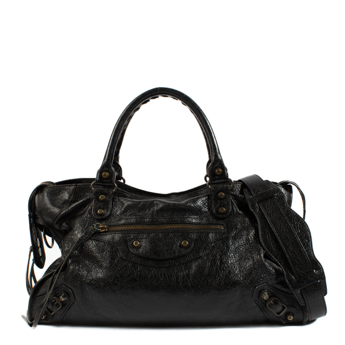 Sac Balenciaga Classic City moyen en cuir noir