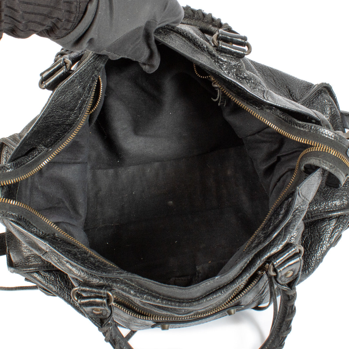 Sac Balenciaga Classic City moyen en cuir noir