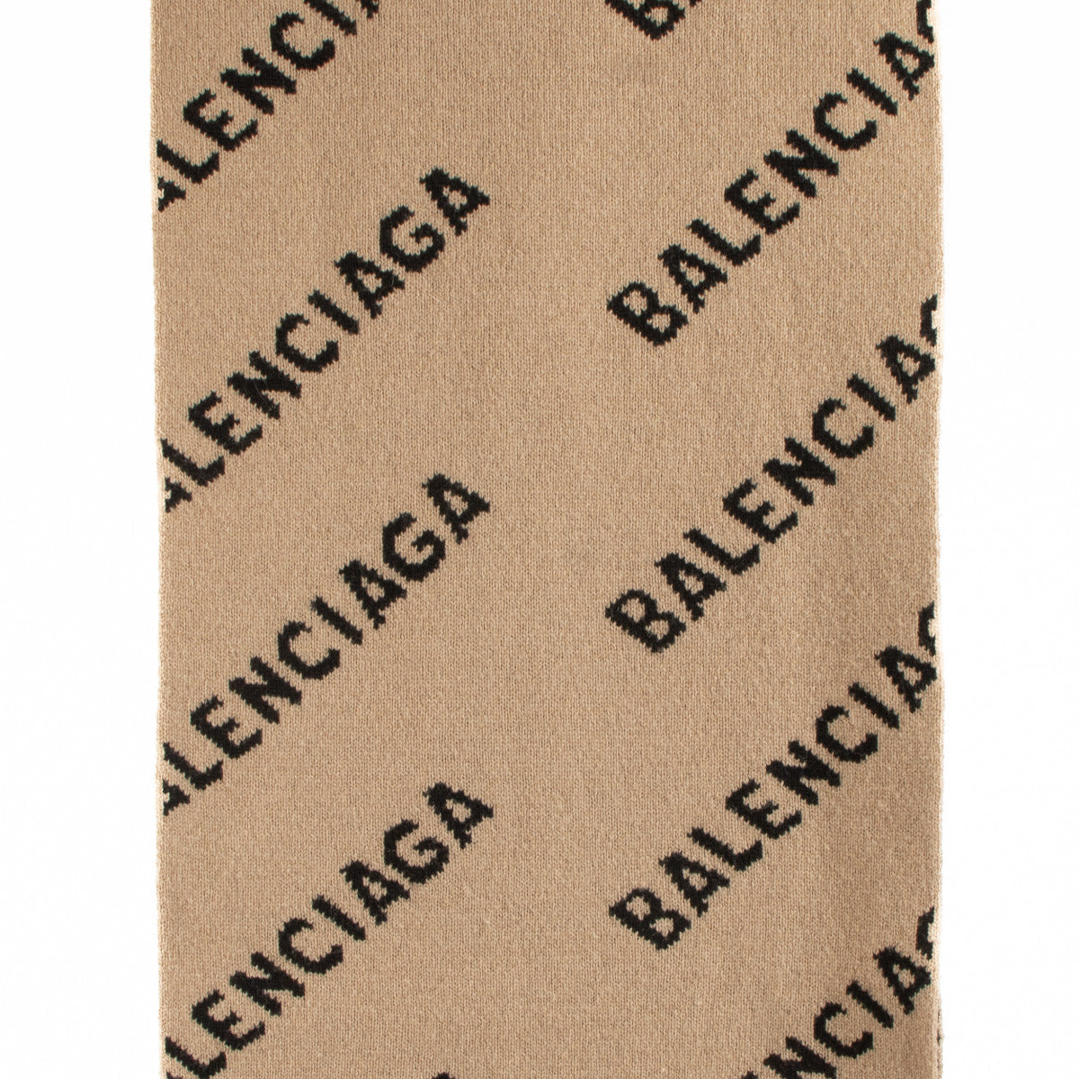 Balenciaga All-Over Logo Wool Scarf aan de beste prijs bij Labellov tweedehands luxe in Antwerp, Knokke, Brussel