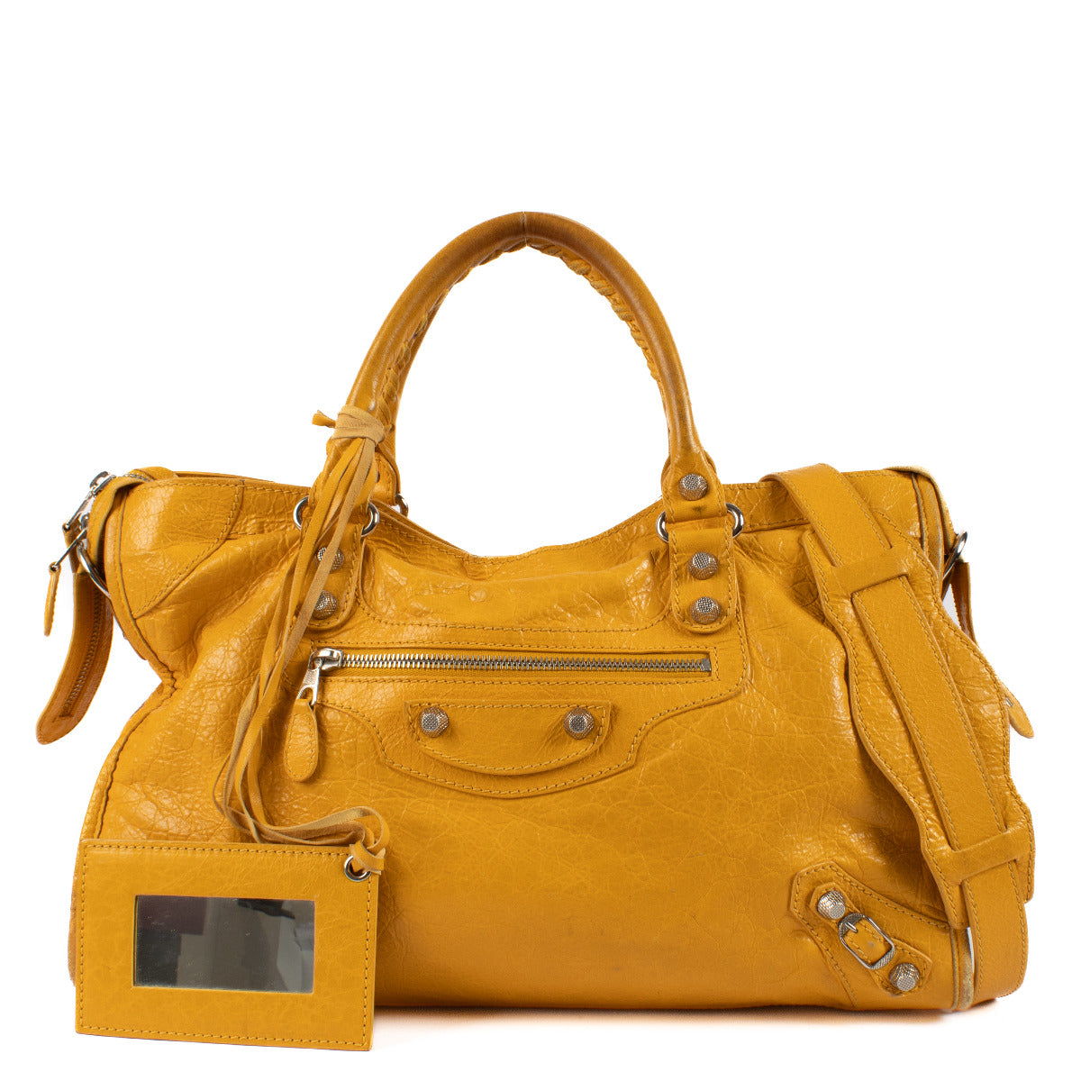 Balenciaga Mangue Arena Giant Medium City Bag aan de beste prijs bij Labellov tweedehands luxe in Antwerpen en Knokke. We buy and sell your preloved and new designer bags.