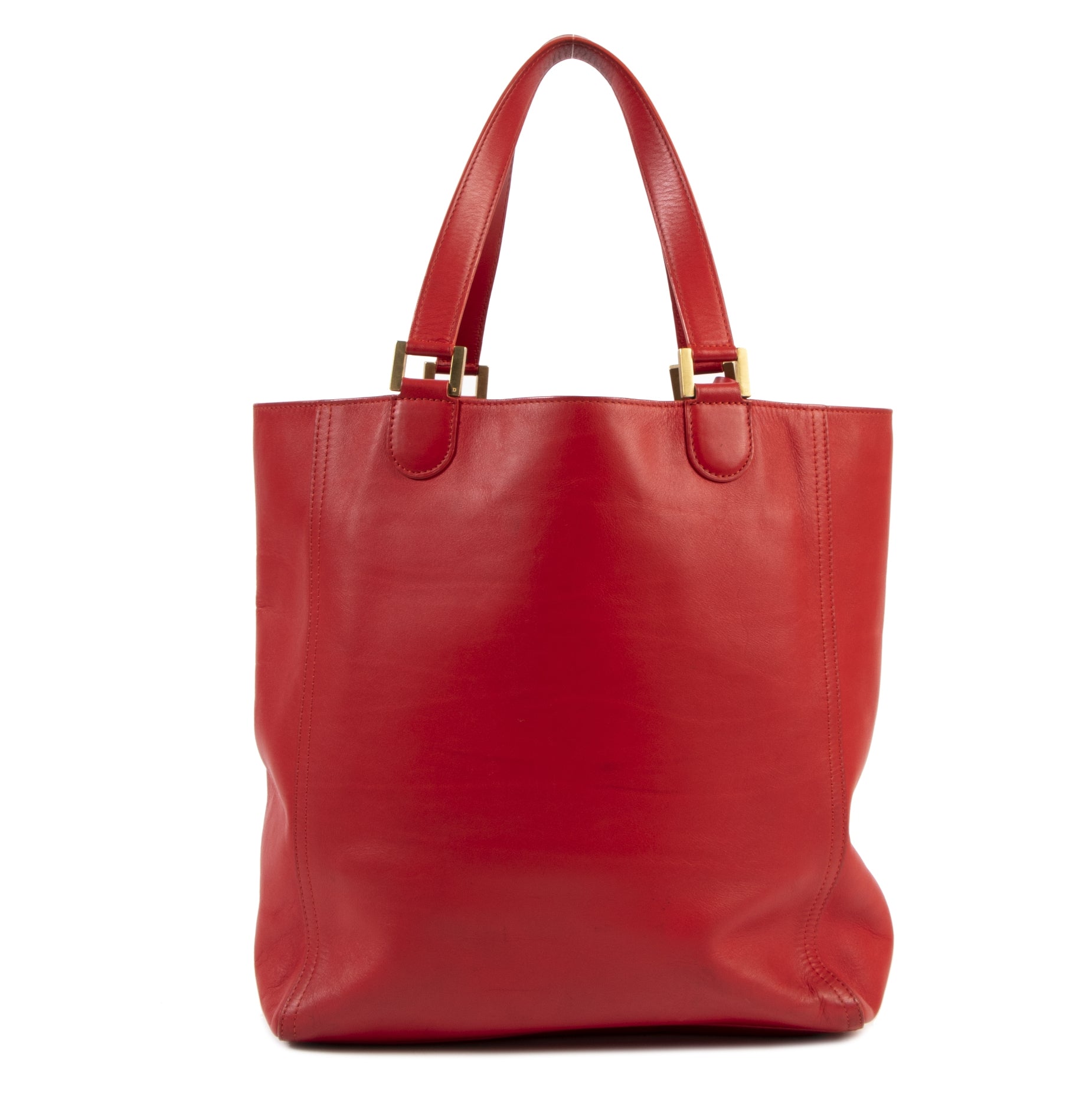 acheter en ligne seconde main Delvaux Cadence Red Louise Tote