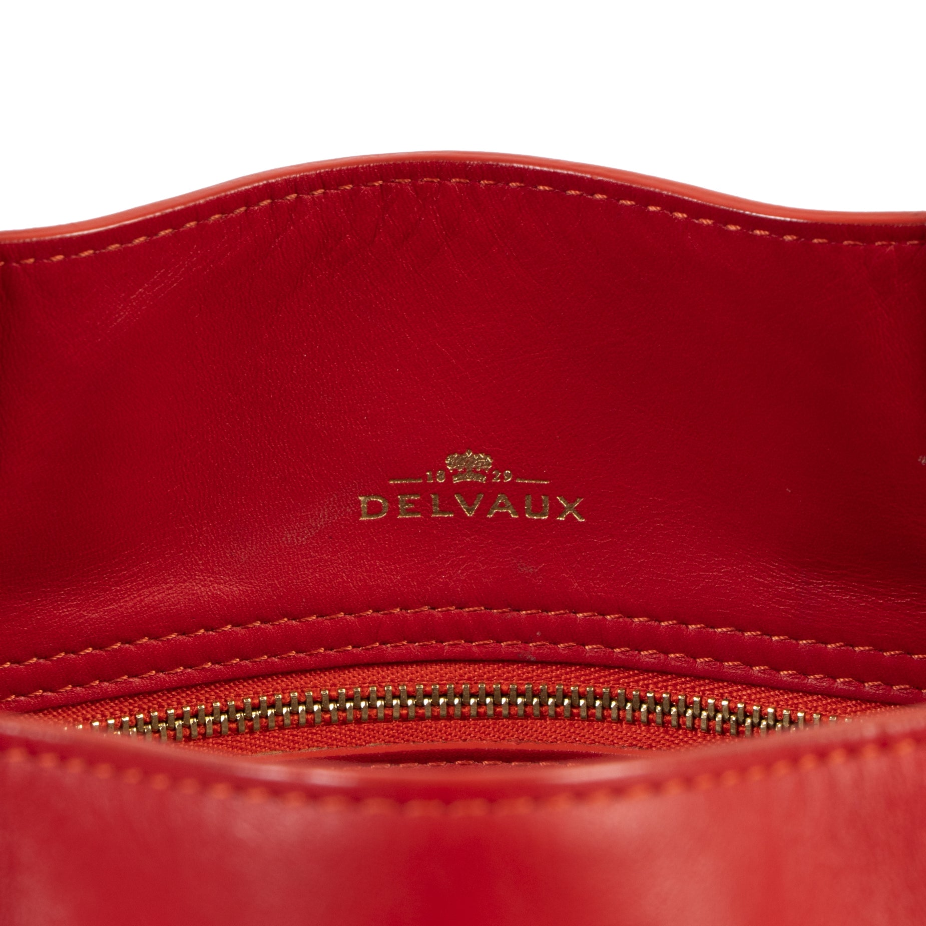 Delvaux Cadence Rouge Sac cabas Louise