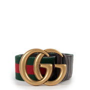 Gucci Brown Web Belt for the best price at Labellov secondhand luxury