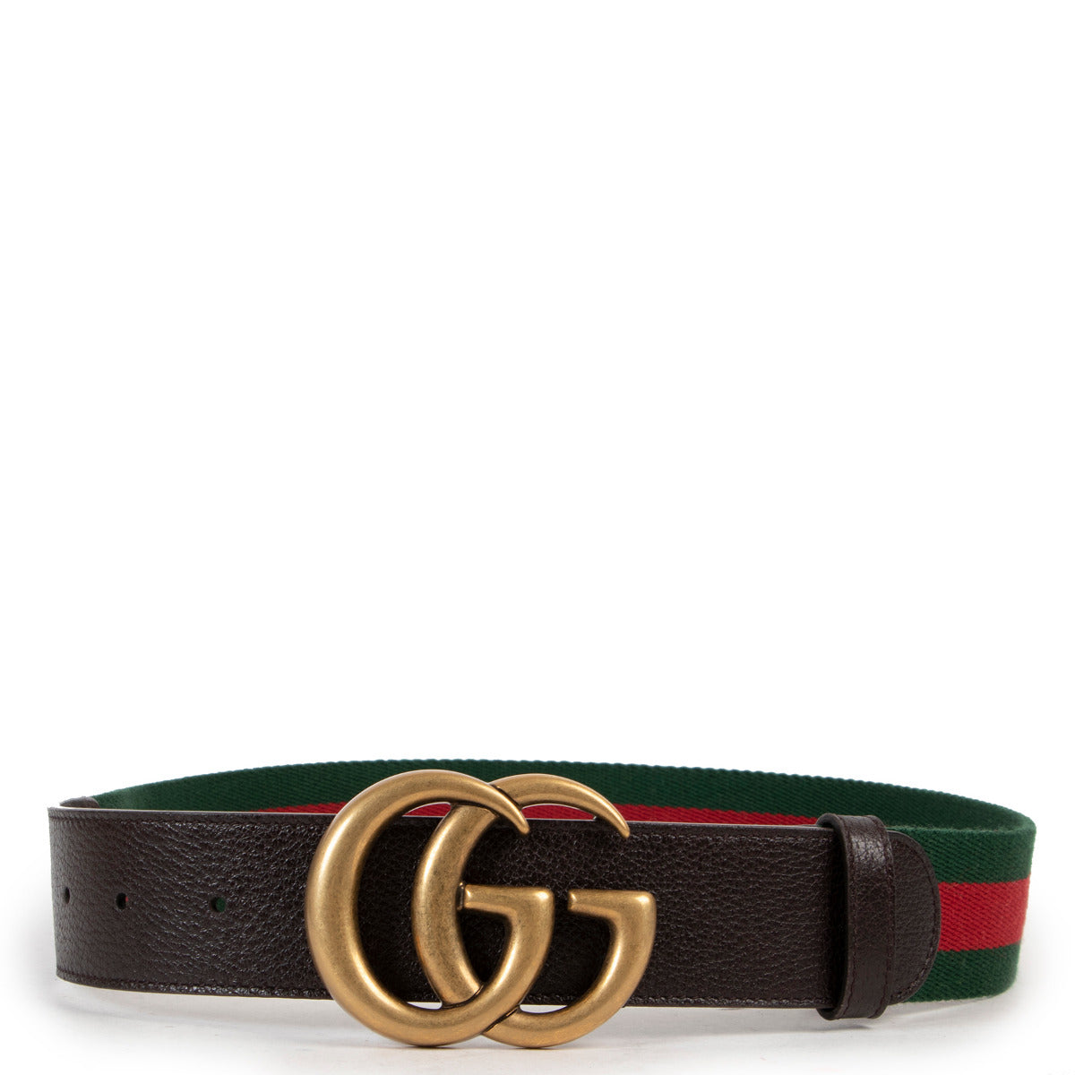 Buy and sell brand new and secondhand Gucci accessories such as Gucci Web belt in leather and fabric