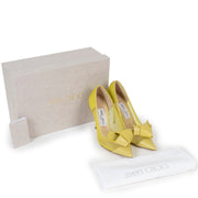 Jimmy Choo Yellow Lani 100 Pumps - size 37
