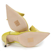 Jimmy Choo Yellow Lani 100 Pumps - size 37