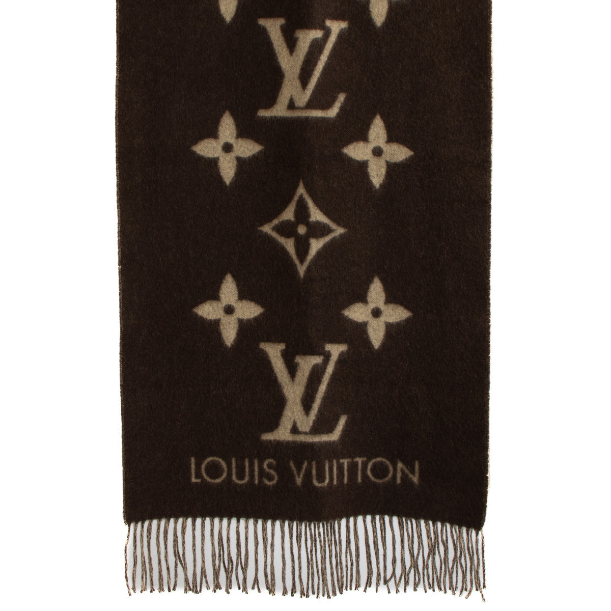 Écharpe en Cachemire Louis Vuitton Monogram Reykjavik