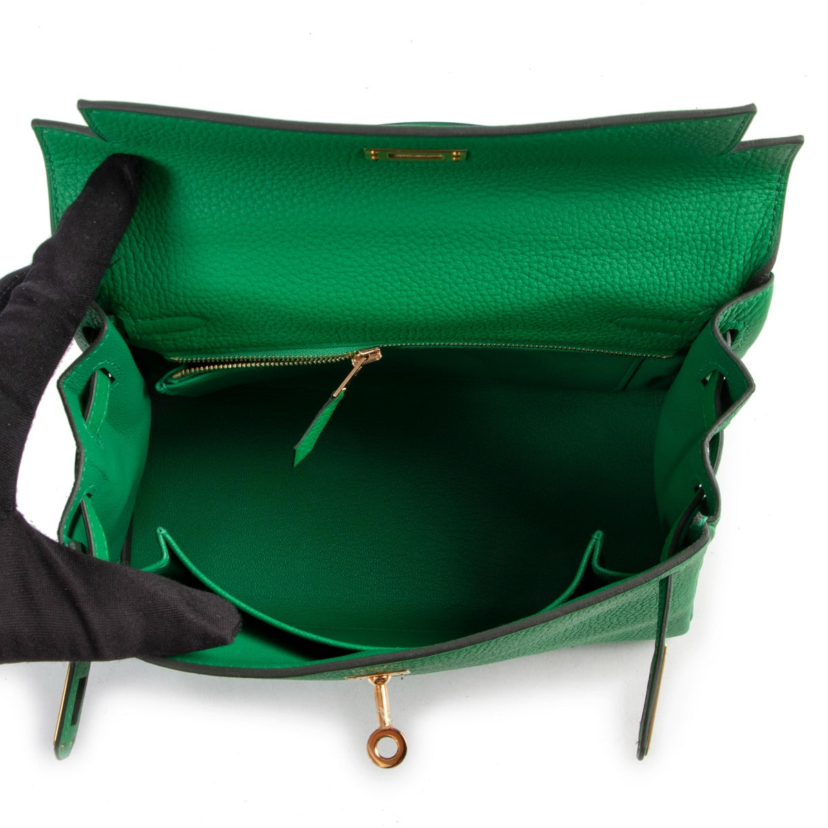 Hermès Kelly 25 Togo Bambou GHW