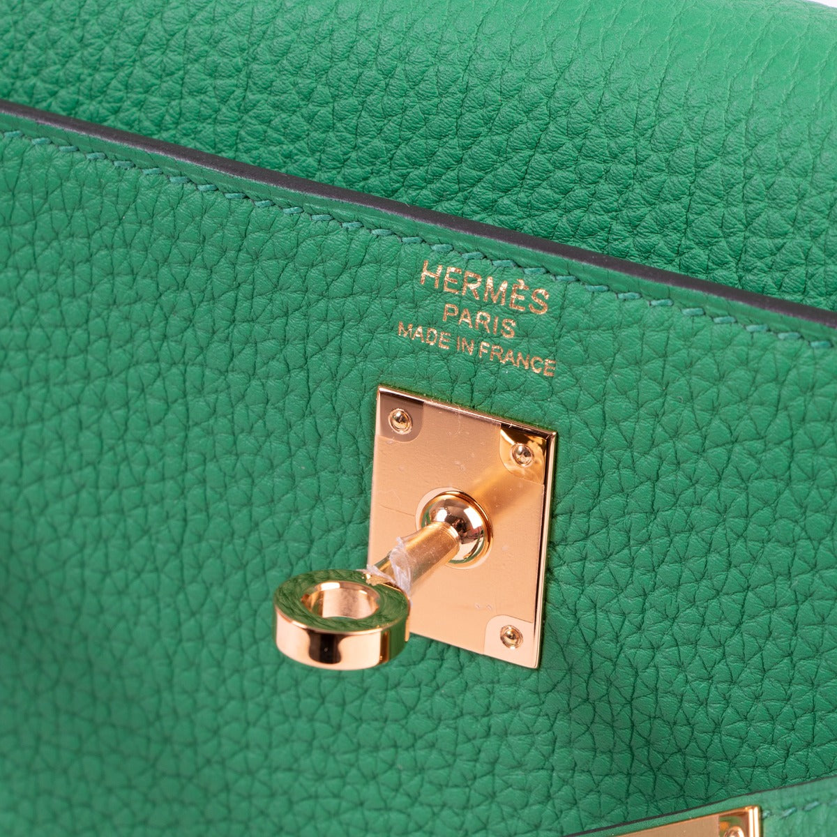 Hermès Kelly 25 Togo Bambou GHW