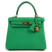 Hermès Kelly 25 Togo Bambou GHW