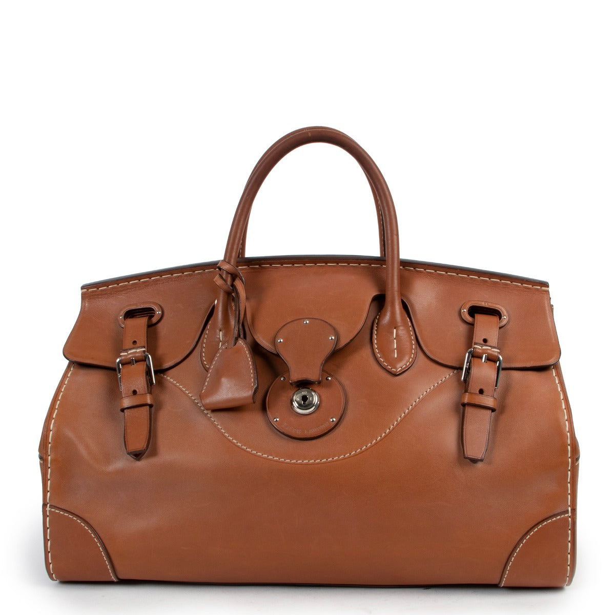 Buy an 100% authentic Ralph Lauren Brown Ricky 40 Bag in good condition at Labellov