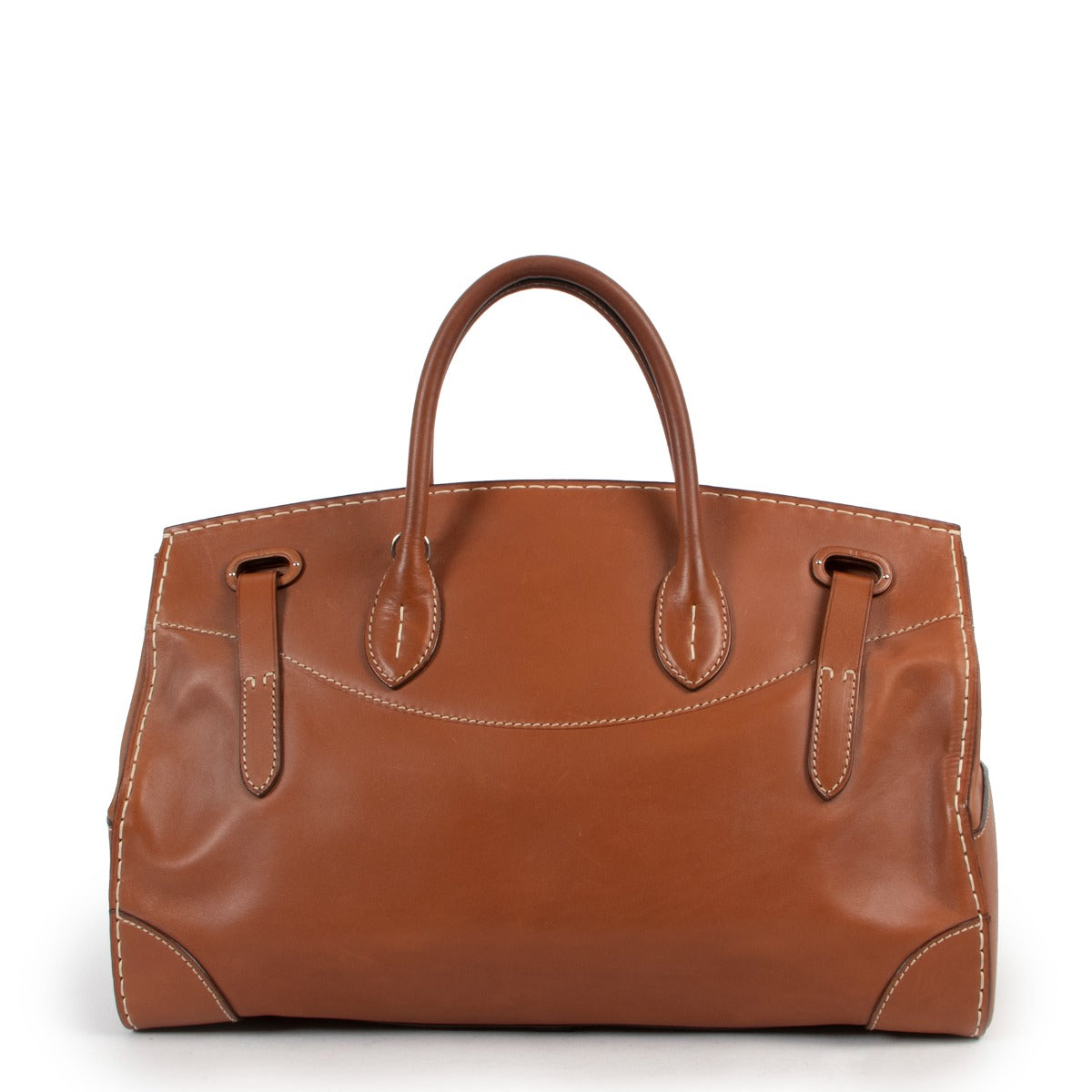Buy an 100% authentic Ralph Lauren Brown Ricky 40 Bag in good condition at Labellov