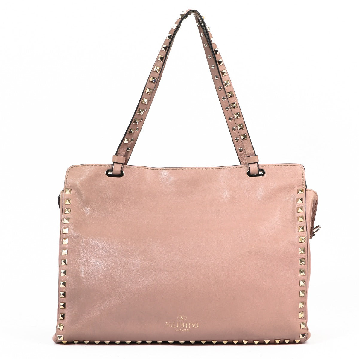 Buy an authentic second-hand Valentino Garavani Poudre Rockstud Shoulder Bag in good condition at Labellov in Antwerp.