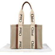 shop 100% authentic second hand Chloé Beige Woody Tote Bag on Labellov.com