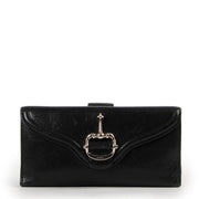 Buy online an authentic second hand Gucci Black Horsebit Wallet in preloved condition at Labellov in Antwerp.
