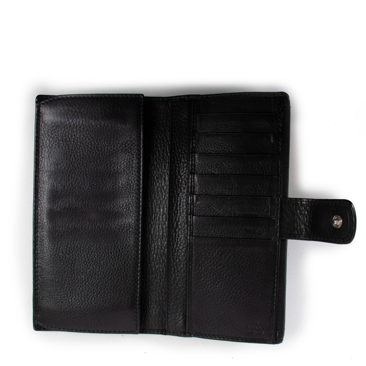 Buy online an authentic second hand Gucci Black Horsebit Wallet in preloved condition at Labellov in Antwerp.