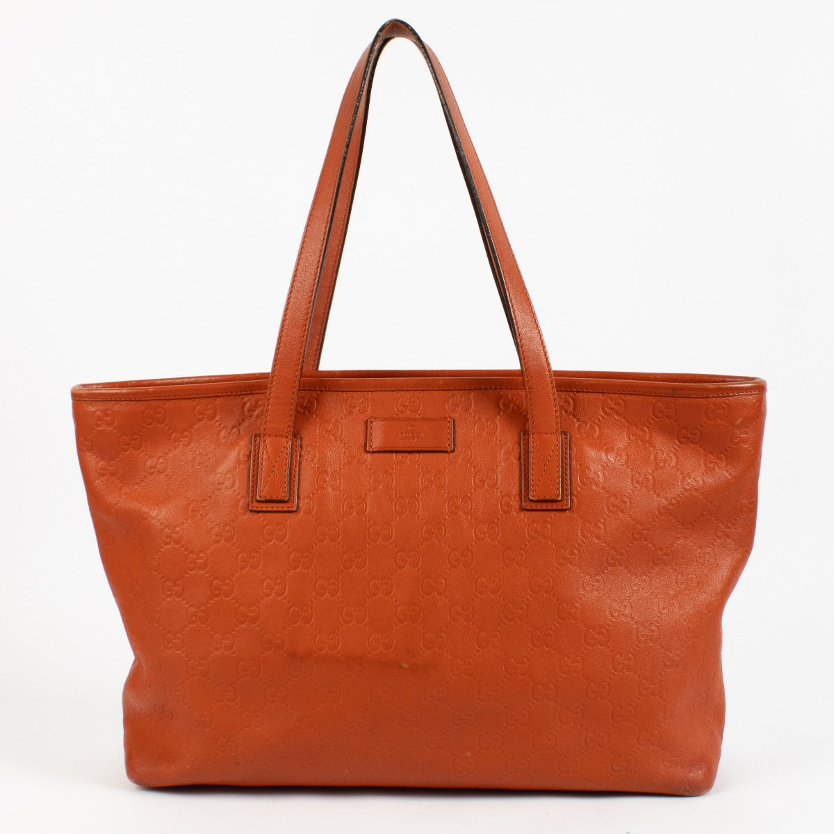 Sac cabas Gucci Guccissima orange