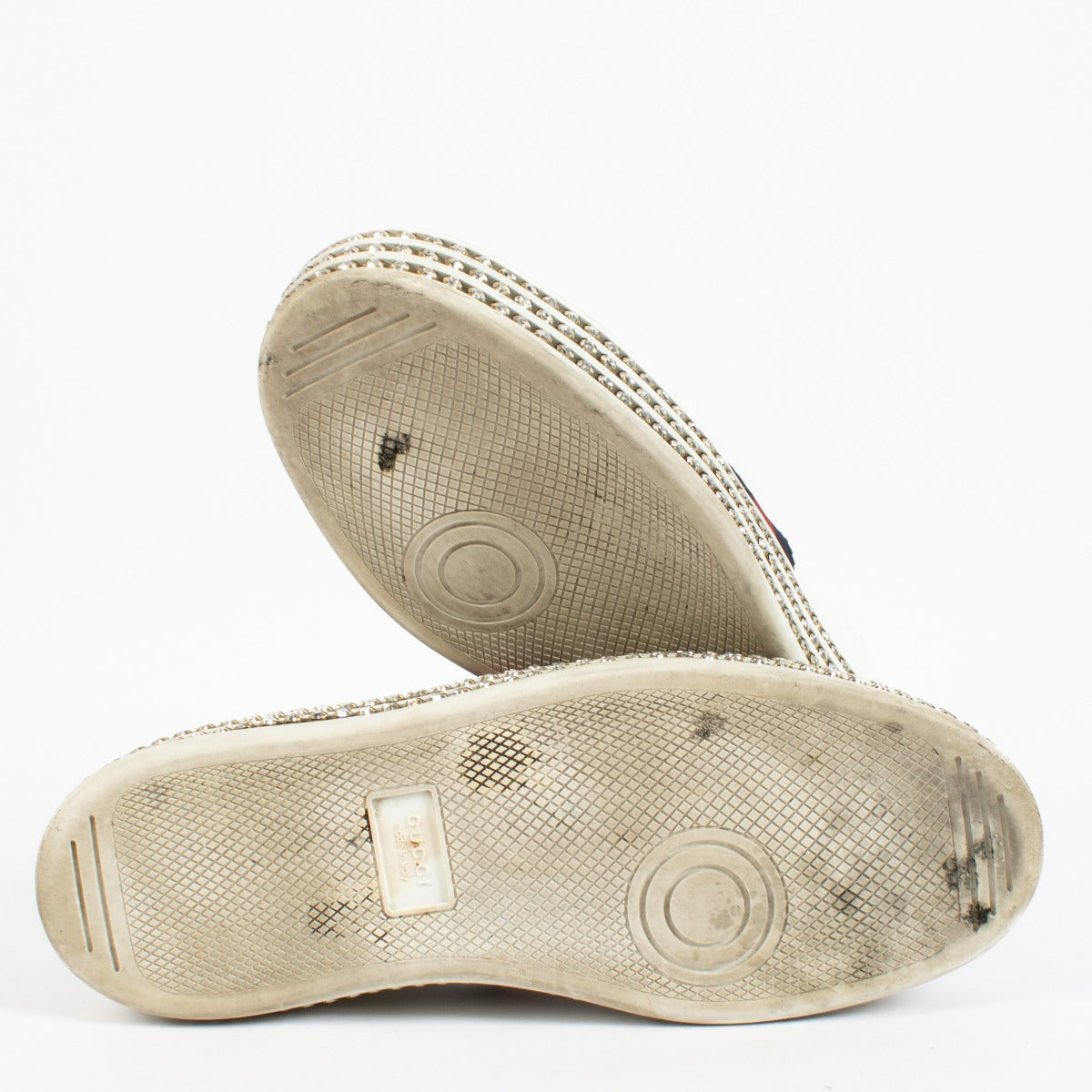 Gucci Crystal Platform Ace Sneakers - Maat 40