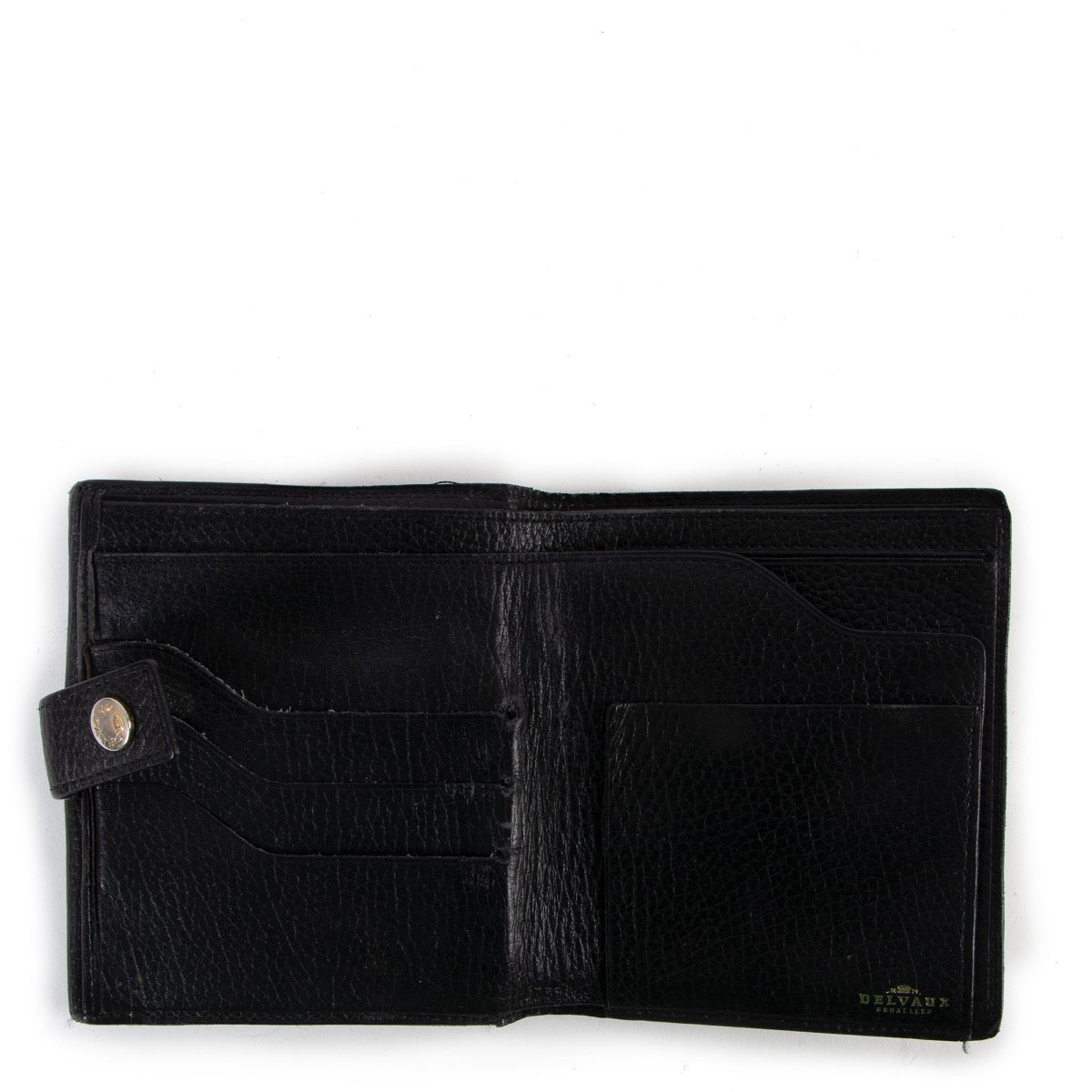 Delvaux Black Leather Wallet at Labellov