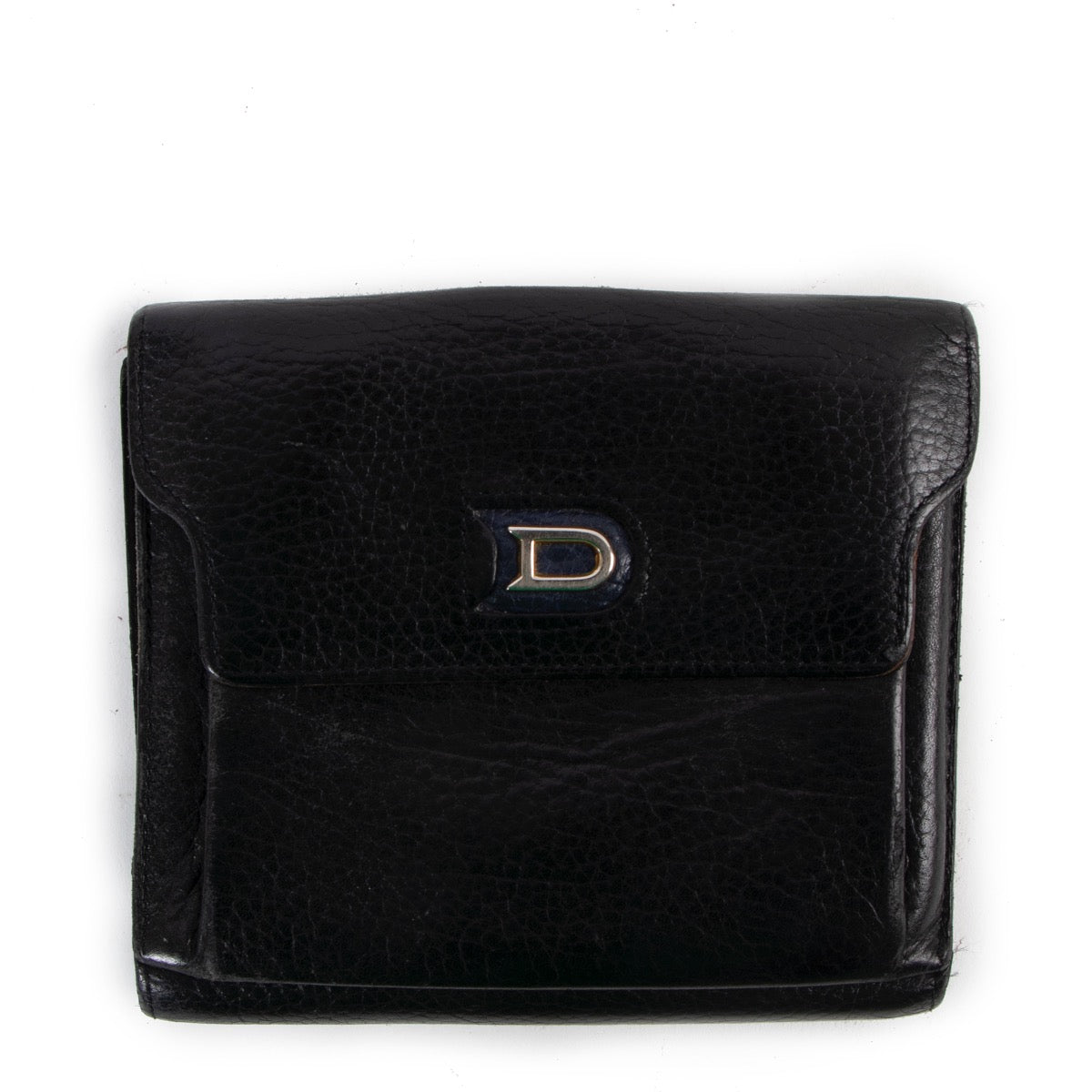 Buy an authentic second hand Delvaux Black Leather Wallet at Labellov