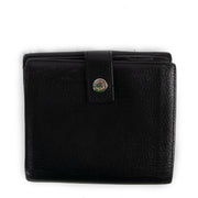 100% authentic second hand Black Leather Delvaux Wallet