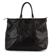 buy an authentic second hand Gucci Guccissima Brown Leather shoulder bag at Labellov