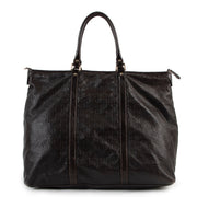 Gucci Dark Chocolate Guccissima Large Tote Bag