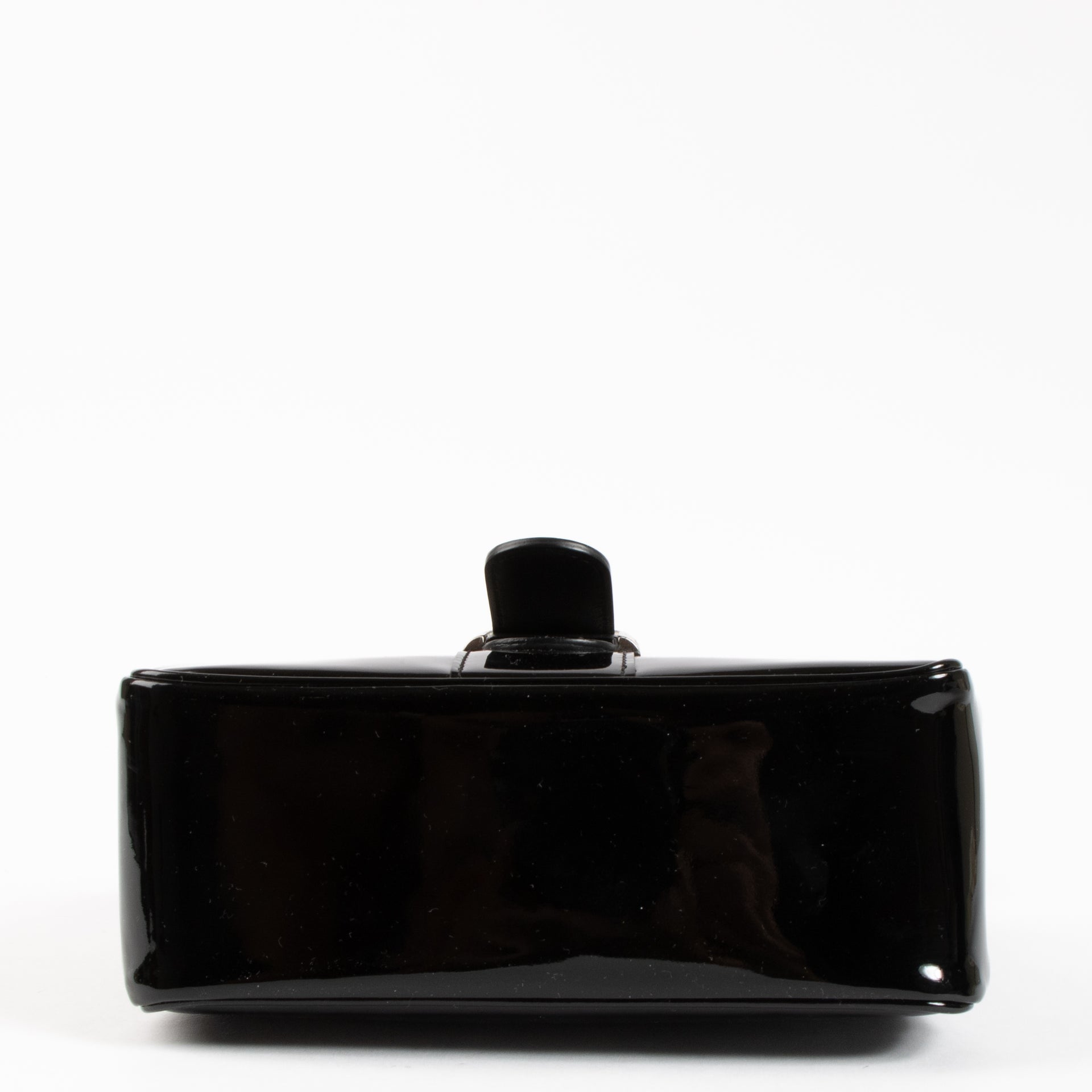 Delvaux Black Vernis Brillant XS Crossbody Bag