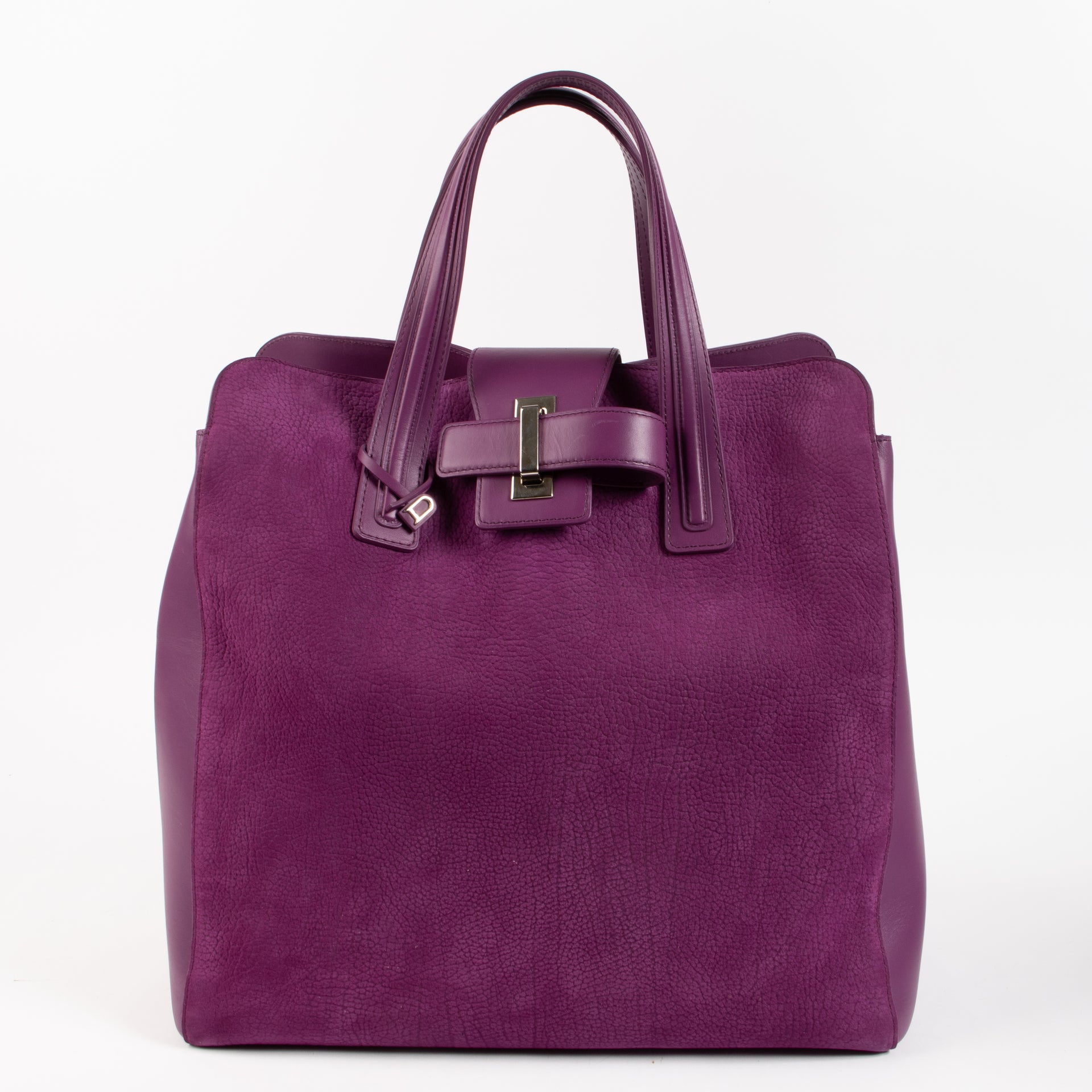 Delvaux Cardinal Santiag Nubuck Simplissime Tote Bag