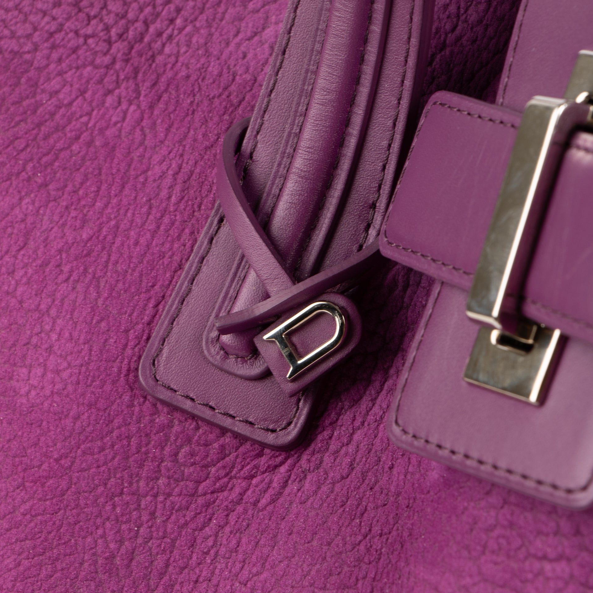 Delvaux Cardinal Santiag Nubuck Simplissime Tote Bag