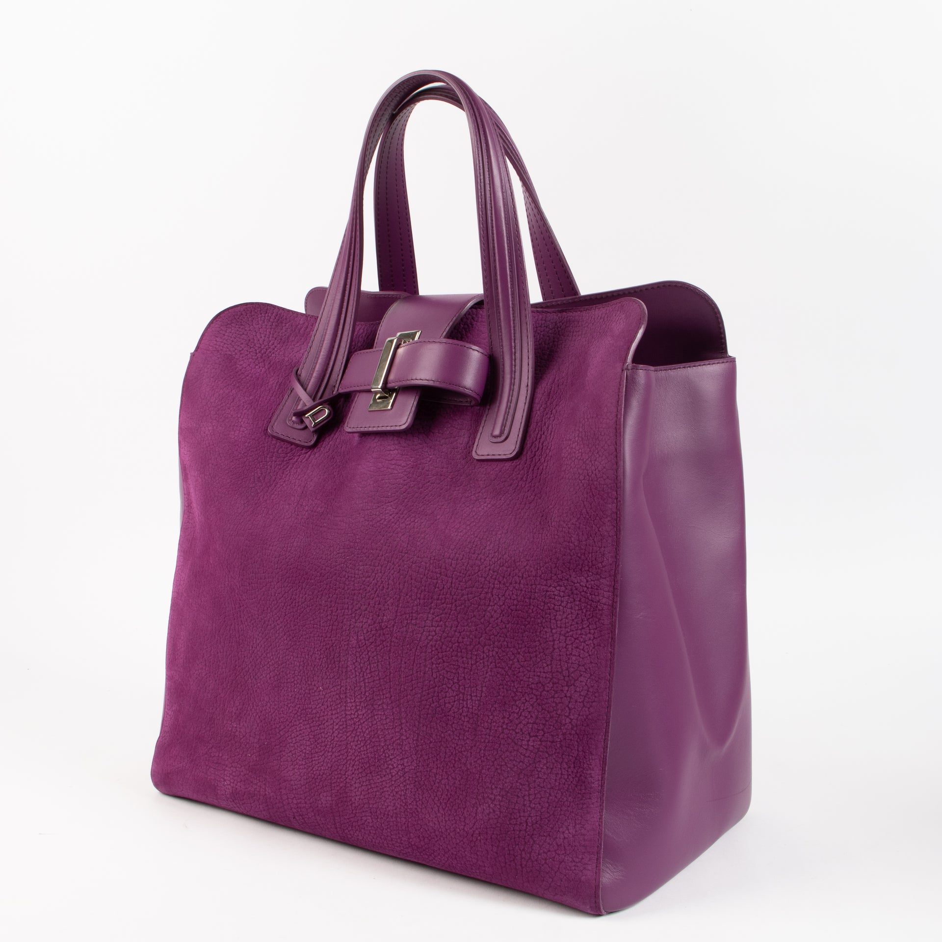 Delvaux Cardinal Santiag Nubuck Simplissime Tote Bag