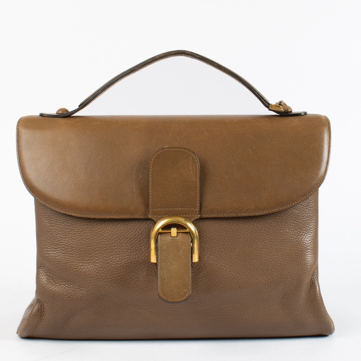 Authentic pre-loved Delvaux Brown Brillant Briefcase on Labellov.com