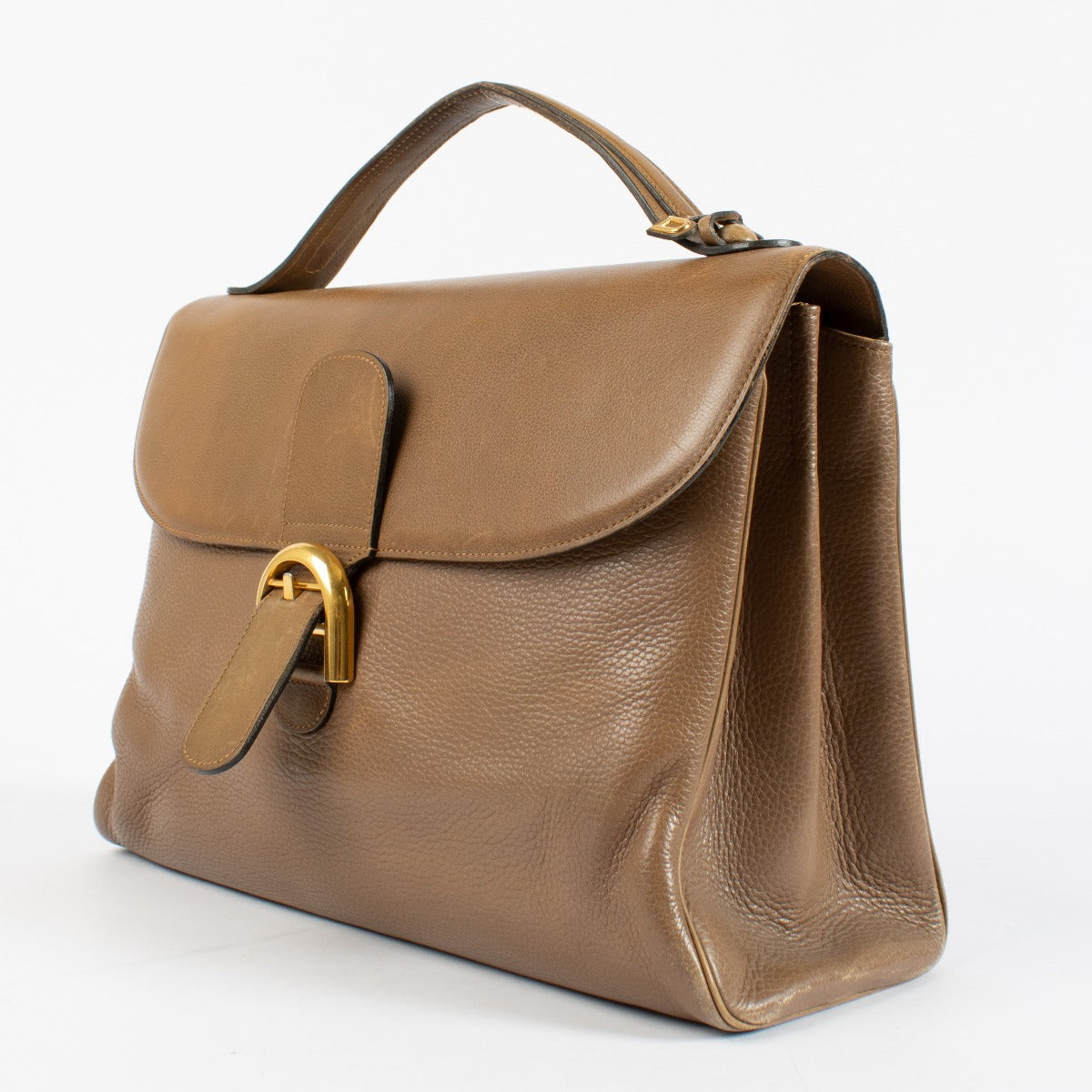 Authentic pre-loved Delvaux Brown Brillant Briefcase on Labellov.com