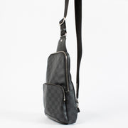 Authentic pre-loved Louis Vuitton Damier Graphite Avenue Sling Crossbody on Labellov.com