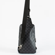 Authentic pre-loved Louis Vuitton Damier Graphite Avenue Sling Crossbody on Labellov.com