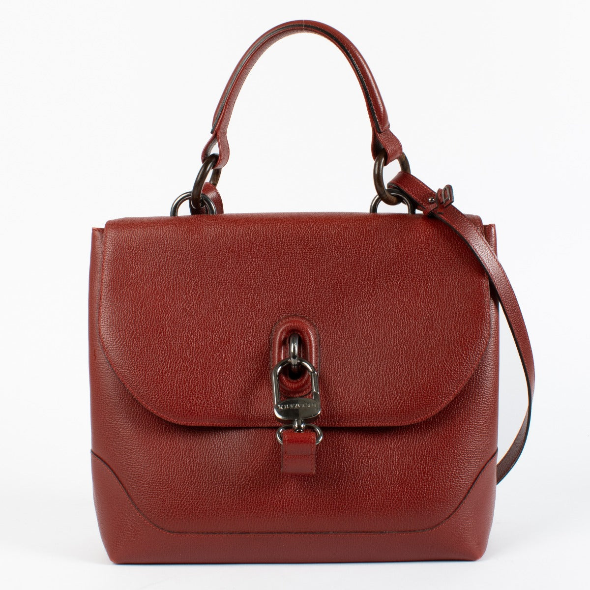 Authentic preloved Delvaux Red Leather Bag on Labellov.com