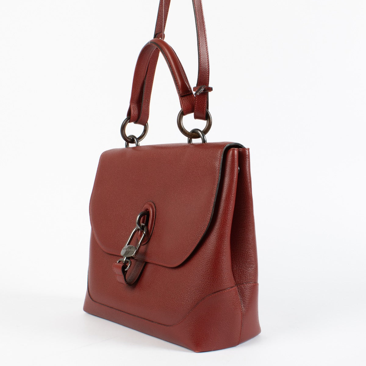 Authentic preloved Delvaux Red Leather Bag on Labellov.com