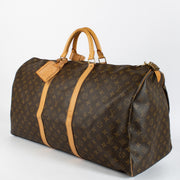 Authentic preloved Louis Vuitton Monogram Keepall 60 on Labellov.com
