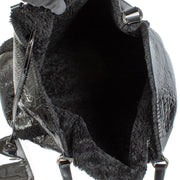 shop 100% authentic second hand Gucci Black Patent Leather Fur Trim Soho Bag on Labellov.com