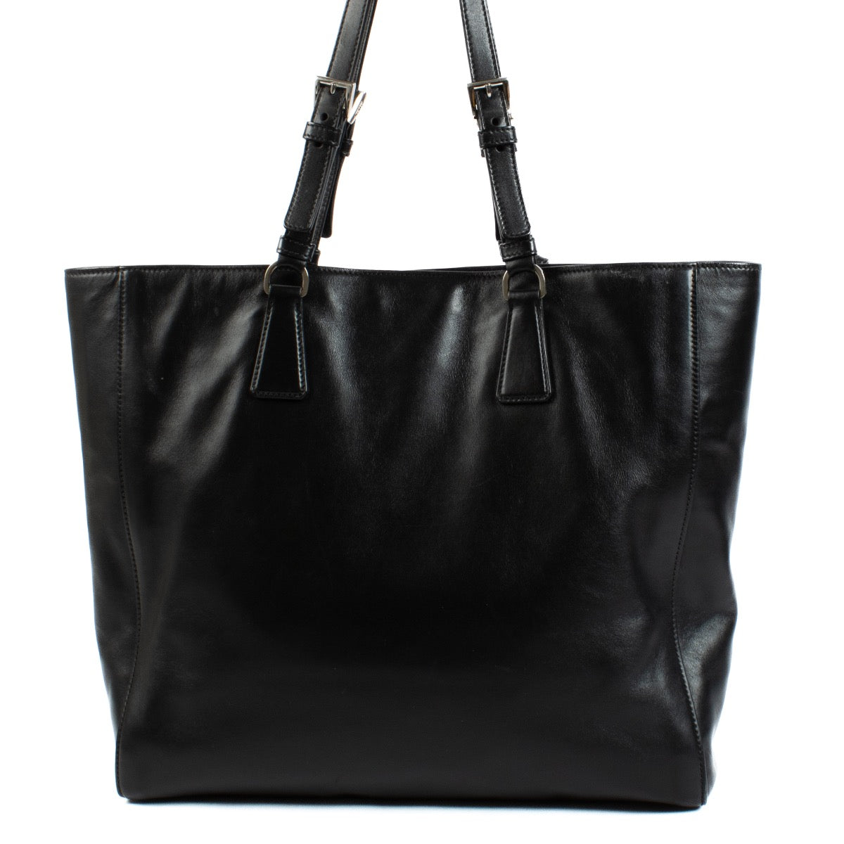 shop 100% authentic second hand Prada Black City Calf Shopper on Labellov.com