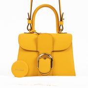Shop safe online at Labellov this 100% authentic second hand Delvaux Brillant Mini Safran Rodeo Calf