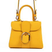 Shop safe online at Labellov this 100% authentic second hand Delvaux Brillant Mini Safran Rodeo Calf