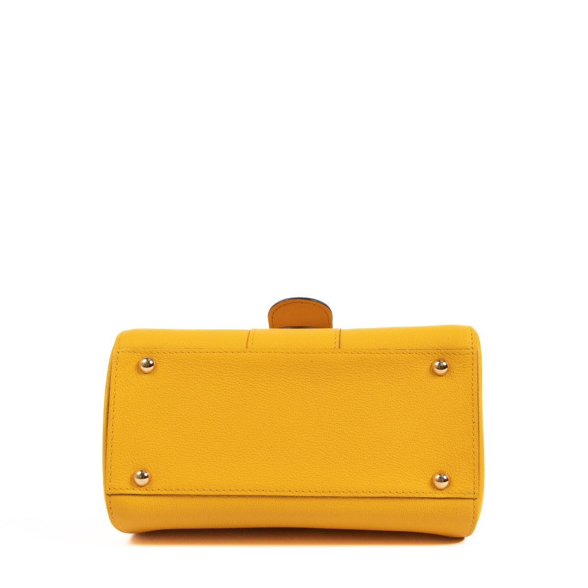 Shop safe online at Labellov this 100% authentic second hand Delvaux Brillant Mini Safran Rodeo Calf