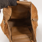 Shop the authentic Max Mara Camel Shearling Tote Bag on Labellov.com.