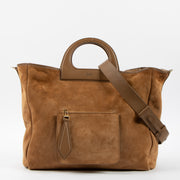 Shop the authentic Max Mara Camel Shearling Tote Bag on Labellov.com.