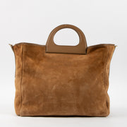 Shop the authentic Max Mara Camel Shearling Tote Bag on Labellov.com.