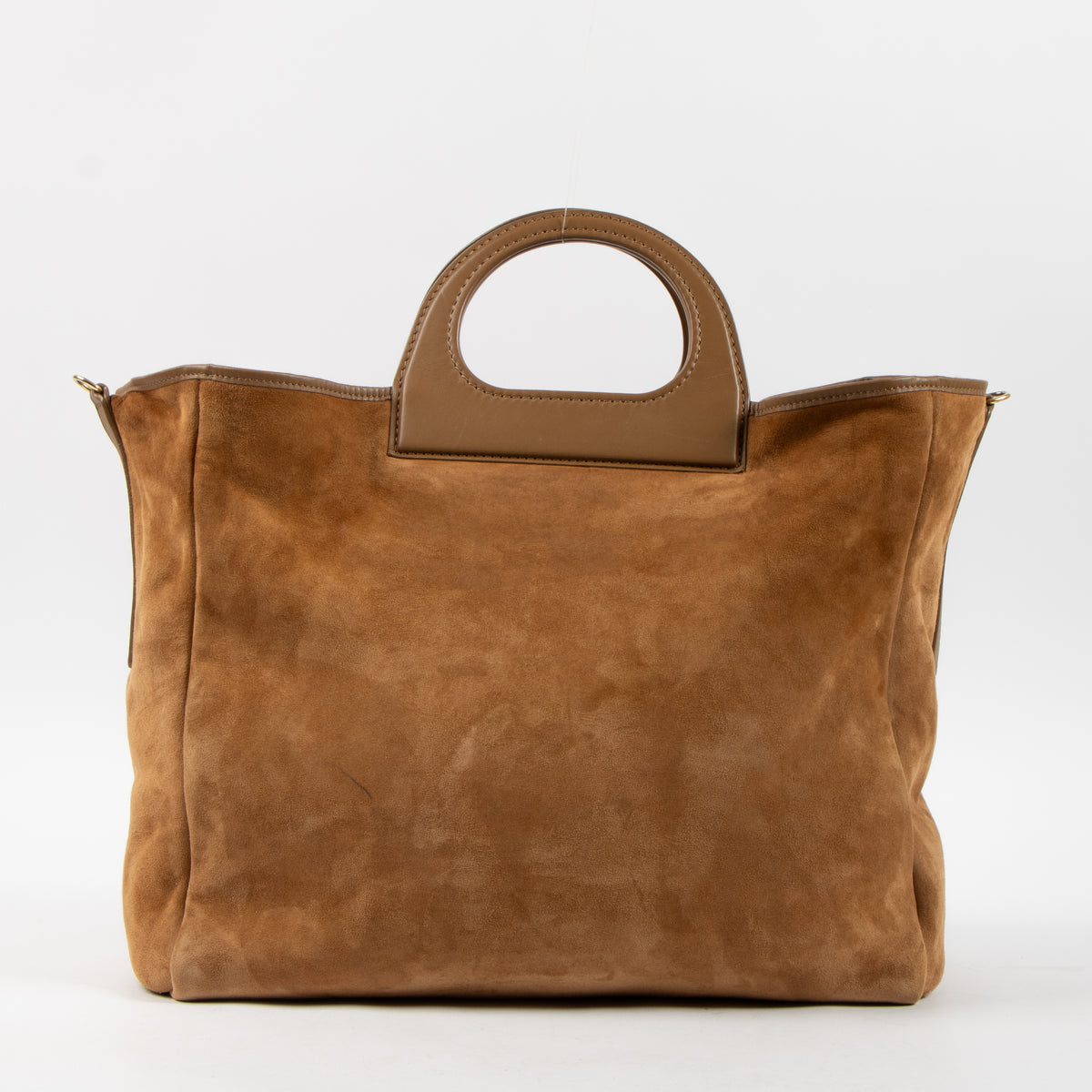 Shop the authentic Max Mara Camel Shearling Tote Bag on Labellov.com.