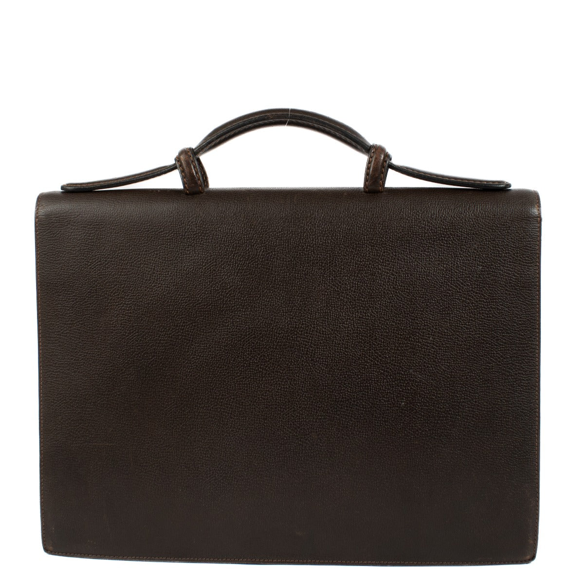 shop 100% authentic second hand Delvaux Brown Leather Briefcase on Labellov.com